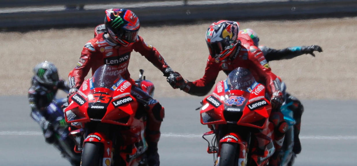 Motomondiale, doppietta Ducati: vince Miller davanti a Bagnaia - La Stampa