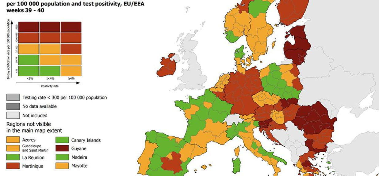 Covid Mappa Ecdc Europa Met Italia In Verde La Stampa