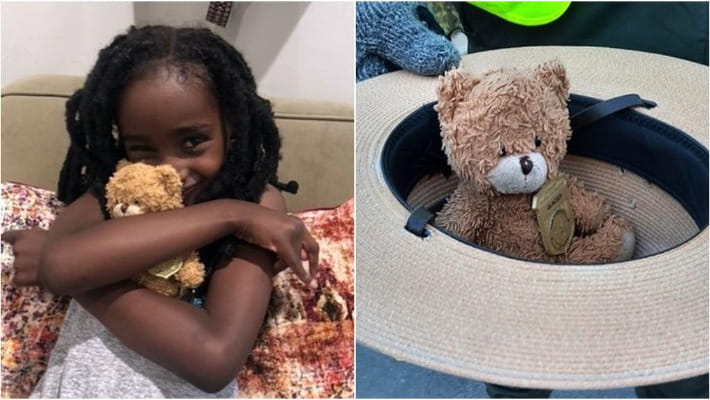 Una Bambina Orfana Ritrova Il Suo Amato Orsacchiotto Di Pezza Dopo Pi 