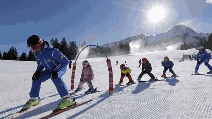 HUNTARMOR Imbracatura Da Sci E Snowboard Per Bambini – Guinzagli Elastici Con Mini Zaino – Sicura E Regolabile Per Piccoli Sciatori Dai 2 Agli 8 Anni - 5