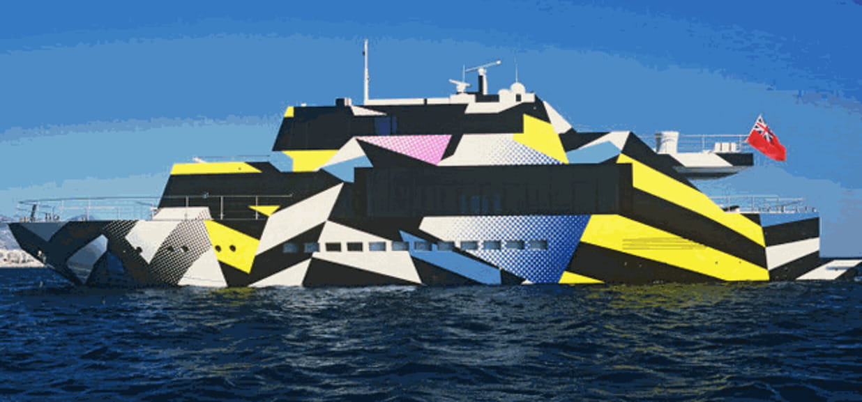 Guilty Lo Yacht Diventa Opera D arte Contemporanea La Stampa