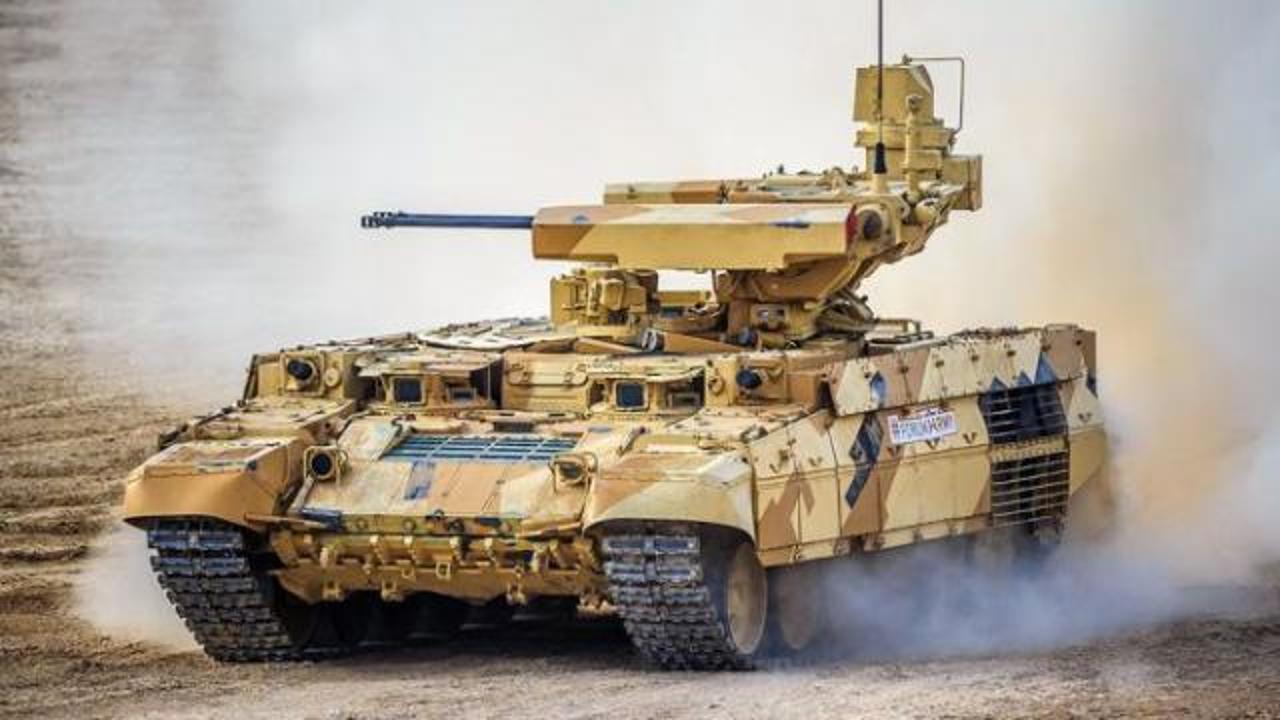Modellino AM 1:72 Carro Russo BMPT-2 Terminator, Gi&agrave; Verniciato E Finito, Collezione