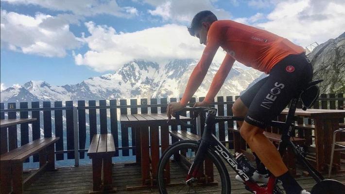 Filippo Ganna al Monte Moro per preparare il Tour de France - La Stampa