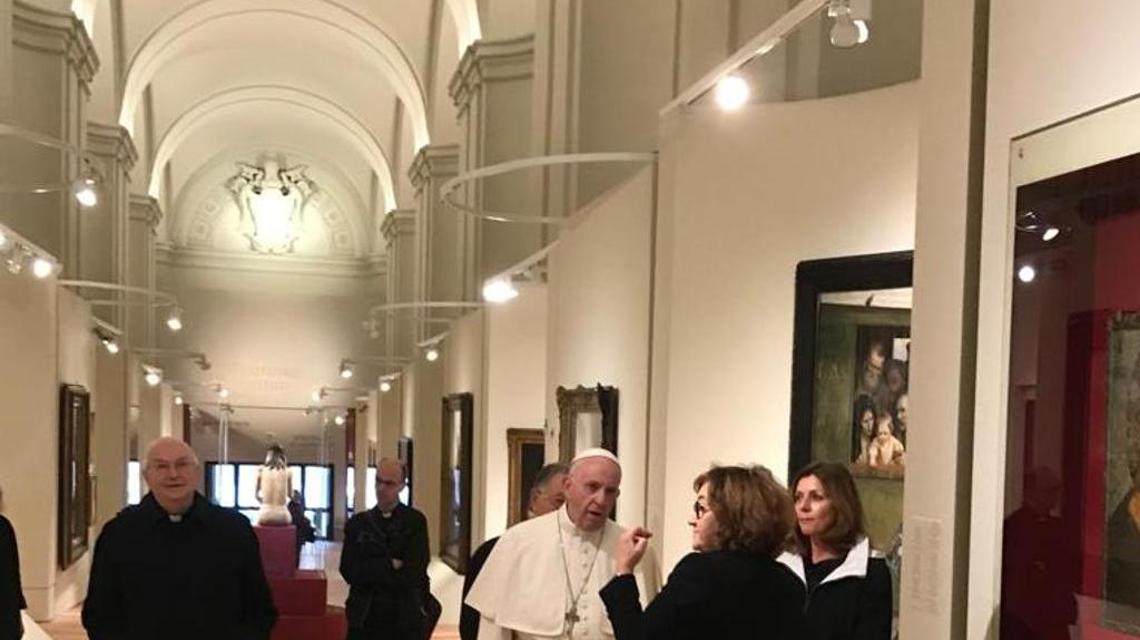 Papa Francesco visita la mostra sui capolavori dell’arte russa in ...