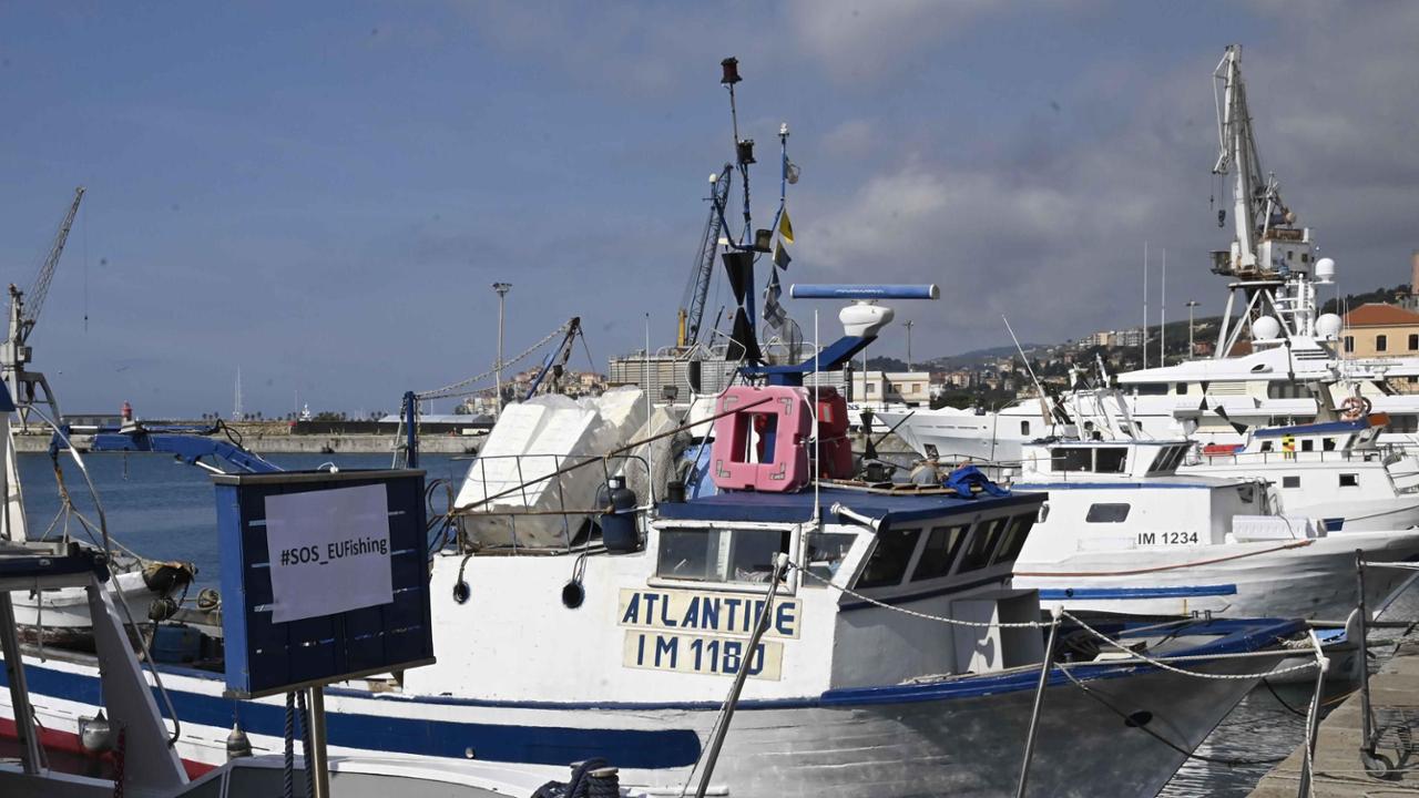 Generisch Maglietta Uomo 'Pesca A Strascico Vs. Yacht' – 100% Cotone, Nero, Taglia XXL