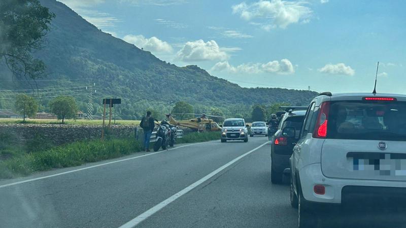 Schianto frontale sulla statale 24 in Val Susa: motociclista muore ...