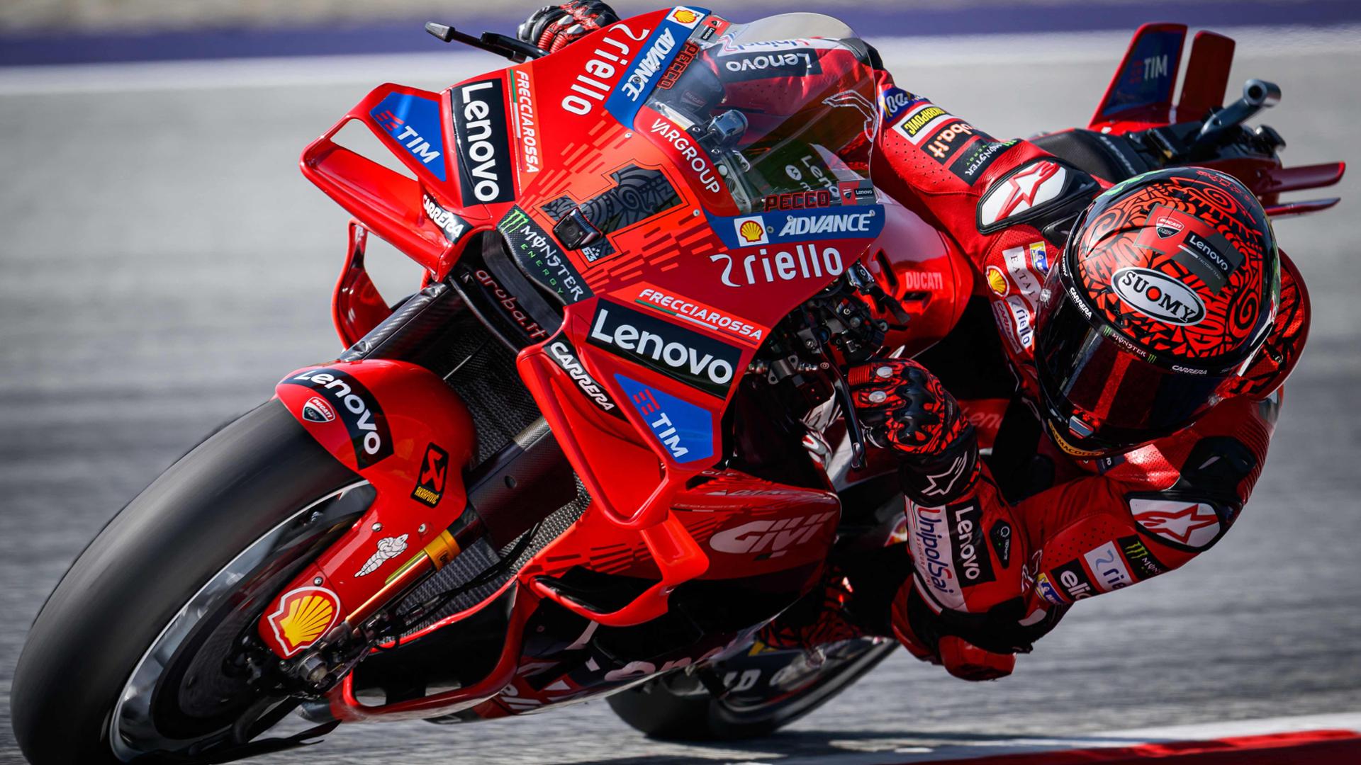 MotoGP, Bagnaia vince la Sprint in Austria e aggancia Martin in testa ...