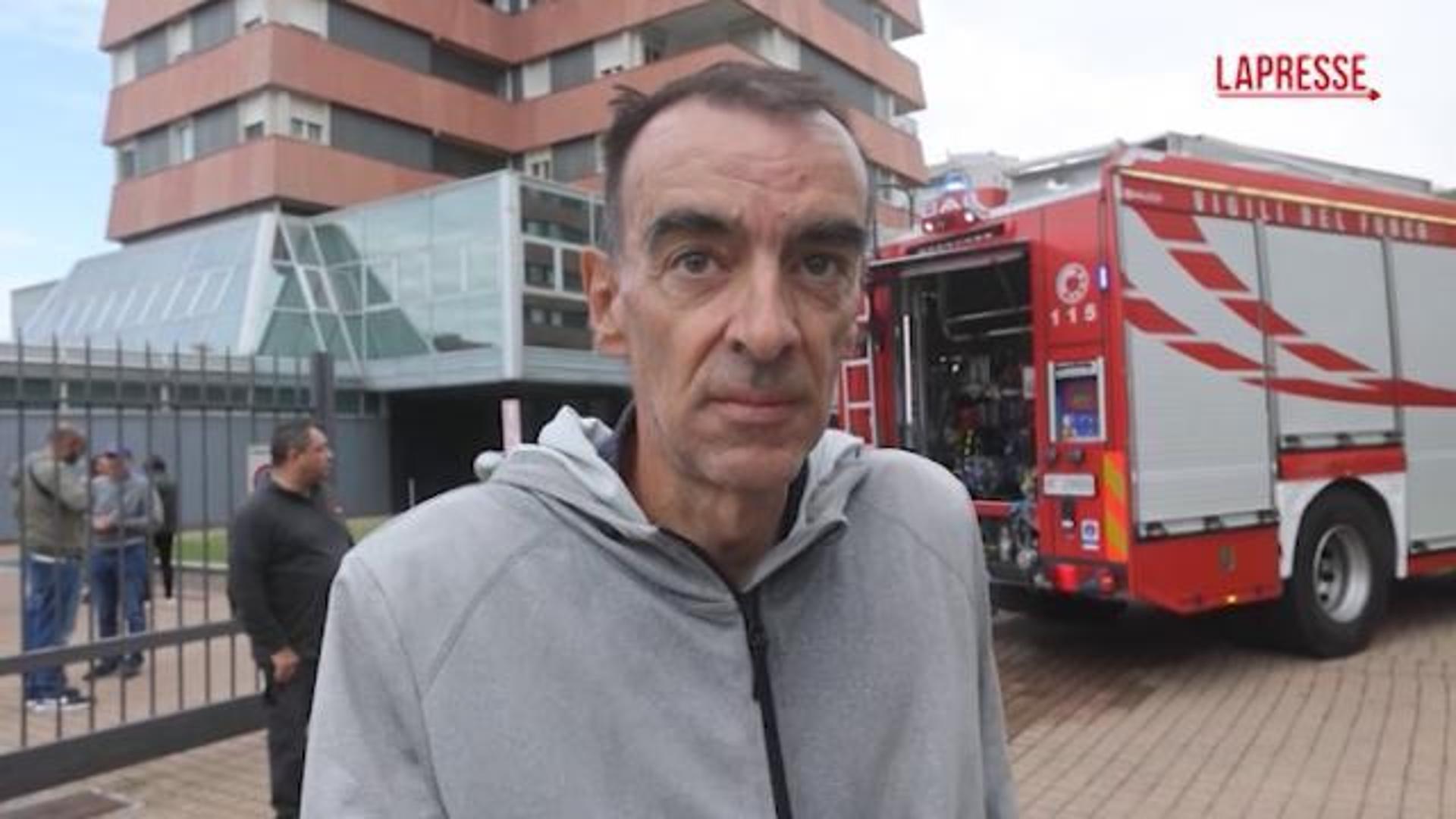 Milano, incendio in un palazzo di 19 piani: la testimonianza di un ...
