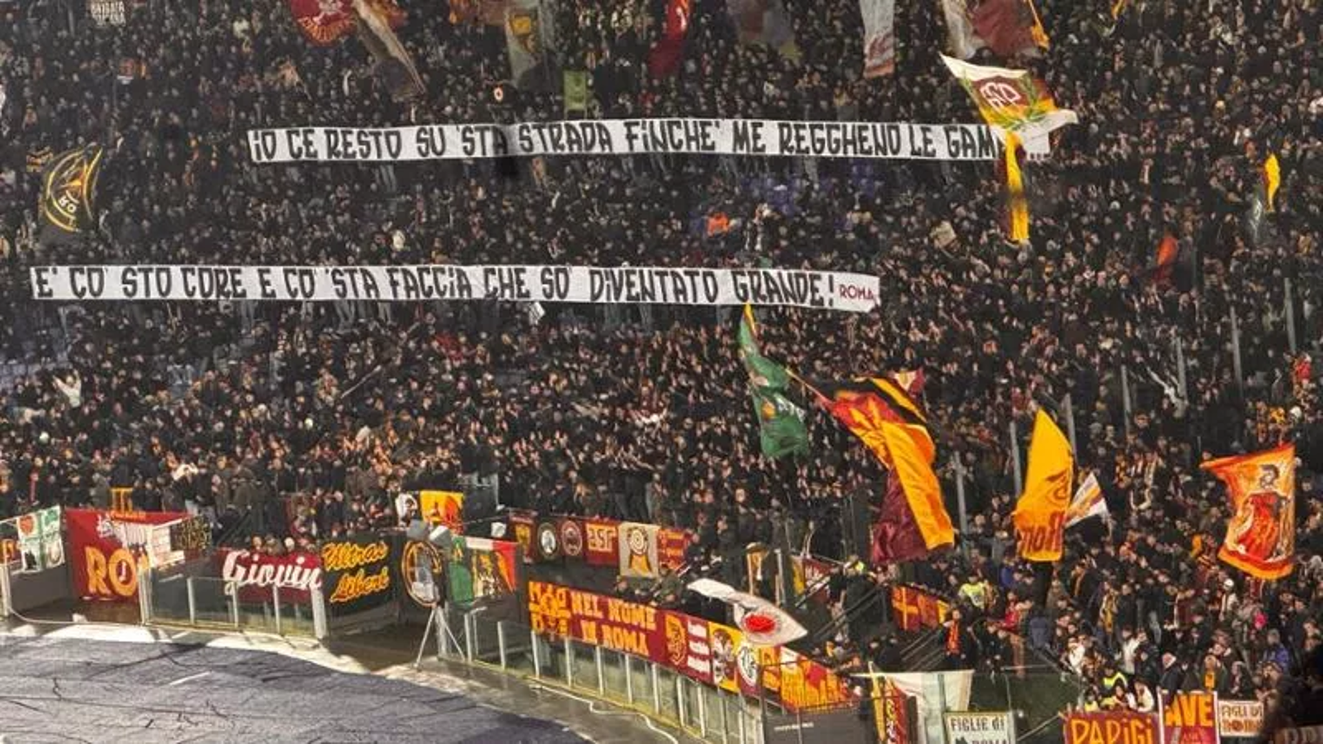 Foto vintage de archivio Fútbol Serie A 1997-98 As Roma, Fan