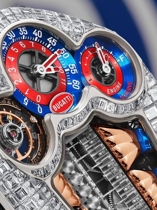 Agelocer Orologio Meccanico Tourbillon Uomo – Doppio Lato Zaffiro, Carica Manuale, Cinturino In Gomma Bianca - 3