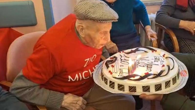 Michele Gai compie 110 anni. È un emigrato da Torino il decano della Liguria