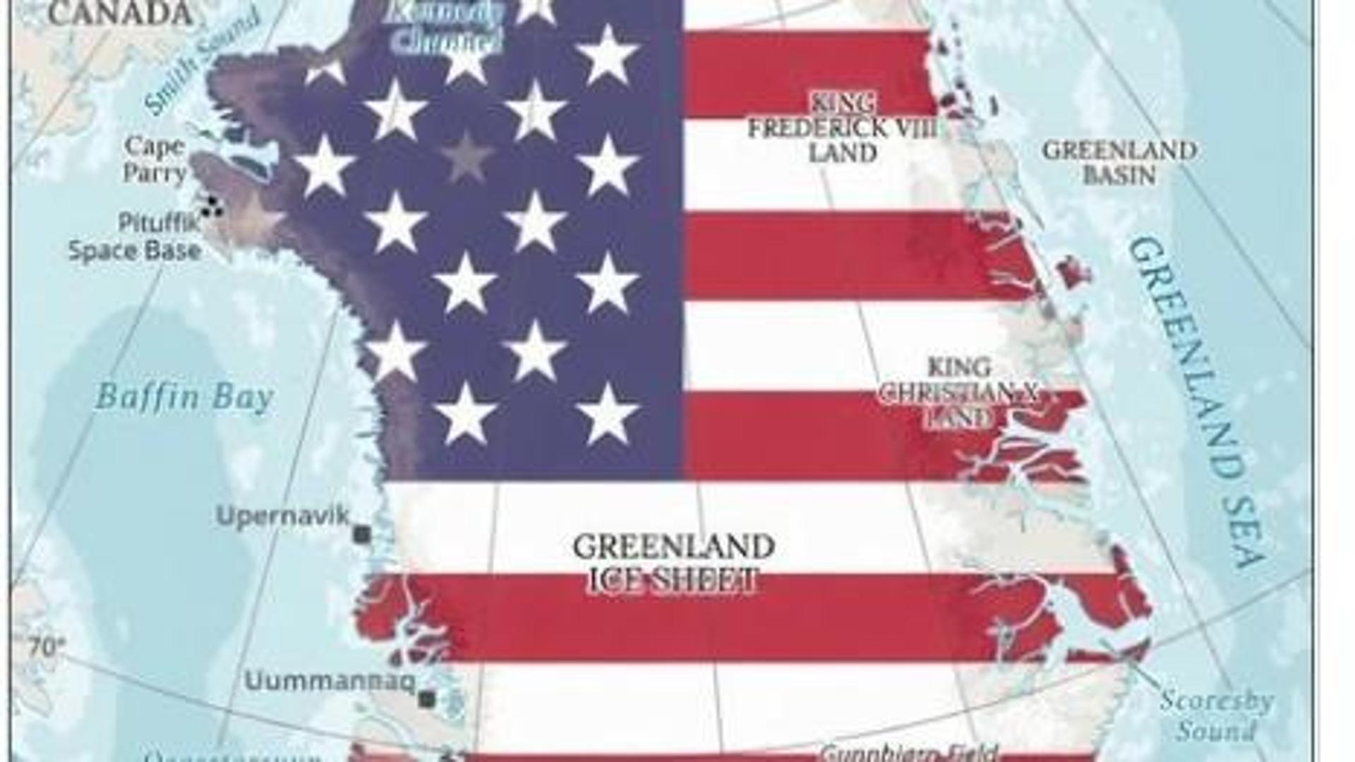 Bandiera Usa In Groenlandia Il Post Della Moglie Del Consigliere Di Bandiera Usa In Groenlandia Il Post Della Moglie Del Consigliere Di