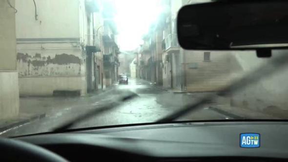 Nessuna tregua per Niscemi: piove ancora sulla la città e sulla frana