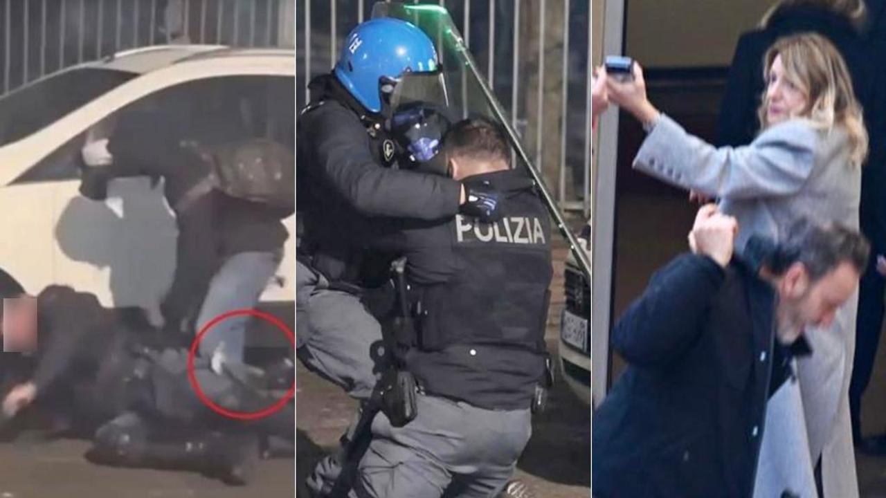 Alessandro Calista, il poliziotto pestato negli scontri: “Solo in mezzo ai black bloc, ho avuto paura”. Due arresti per le violenze