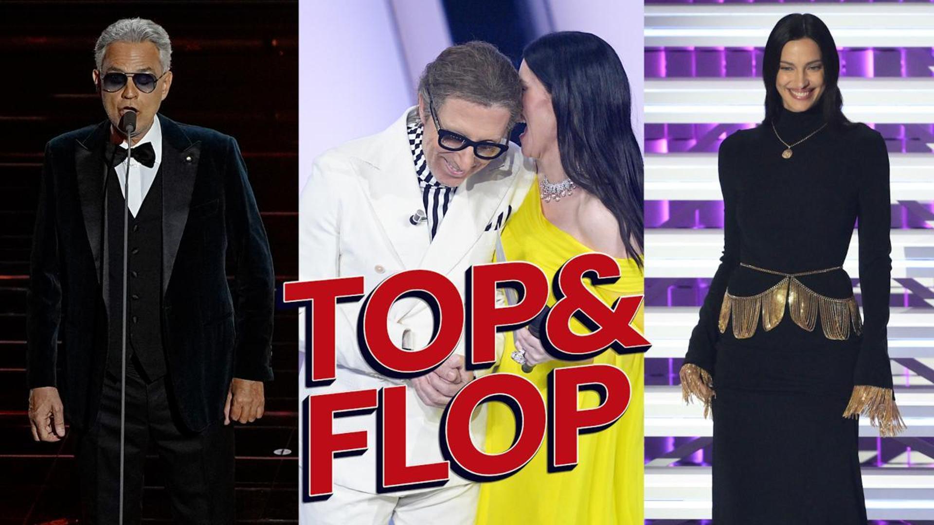 Sanremo Top e Flop: comici e artisti internazionali evitano la noia, ma niente più belle statuine