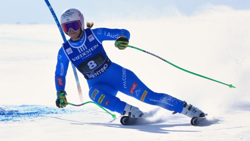 SuperG in Val di Fassa, trionfo di Elena Curtoni
