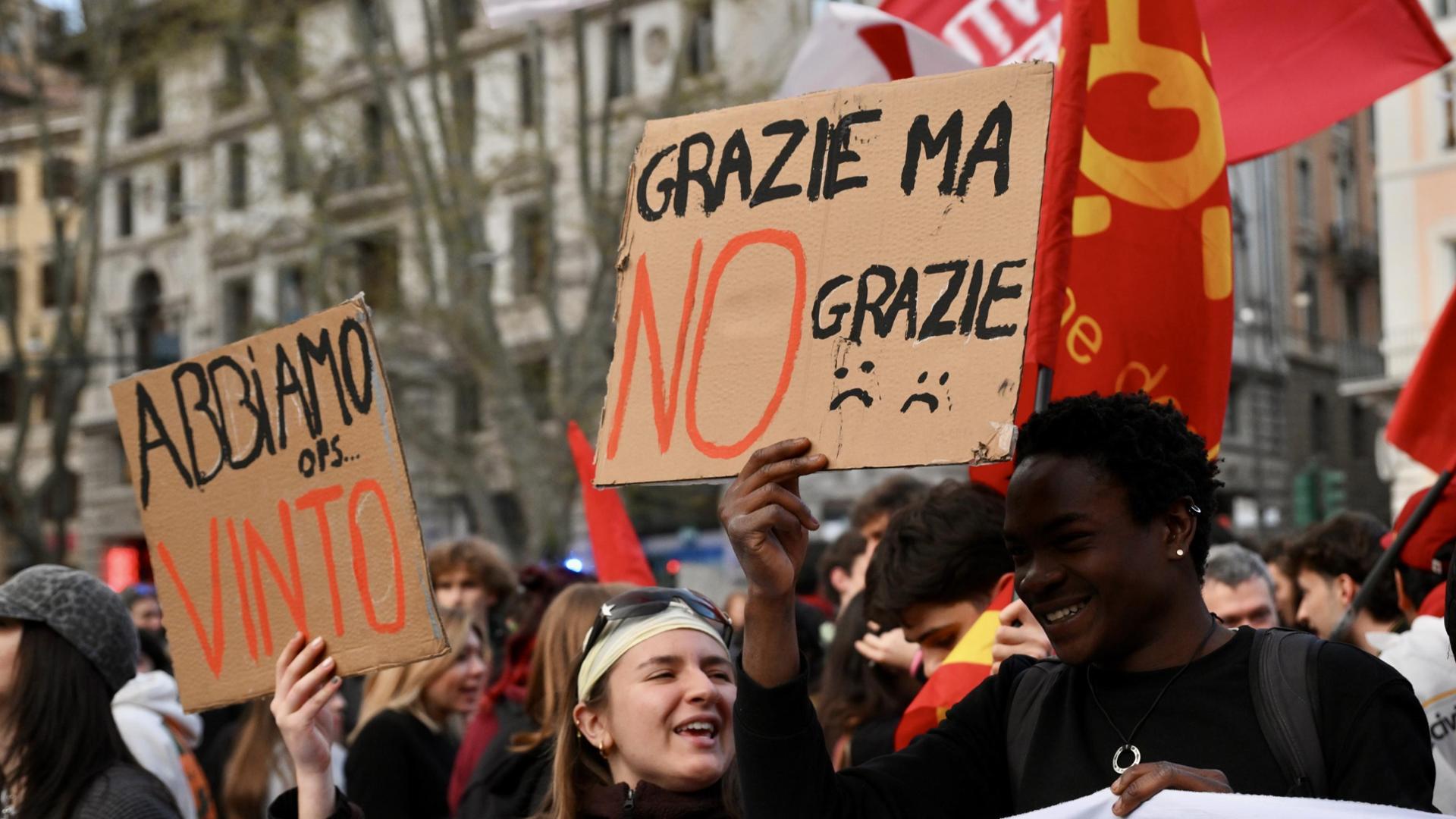 Referendum, vince il No con il 54%. Meloni: &ldquo;Andiamo avanti&rdquo;. Schlein: &ldquo;Il Paese chiede alternativa&rdquo;