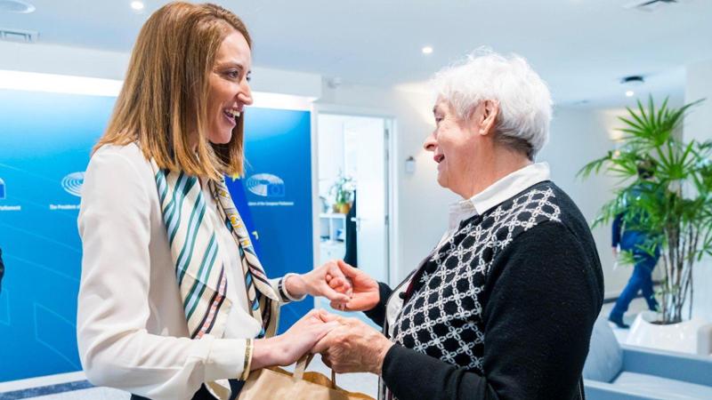 I tajarin di Gemma dalla Langa conquistano Bruxelles e la presidente dell’Europarlamento Metsola