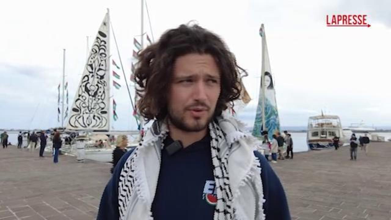 Siracusa, Global Sumud Flotilla in partenza per Gaza: 