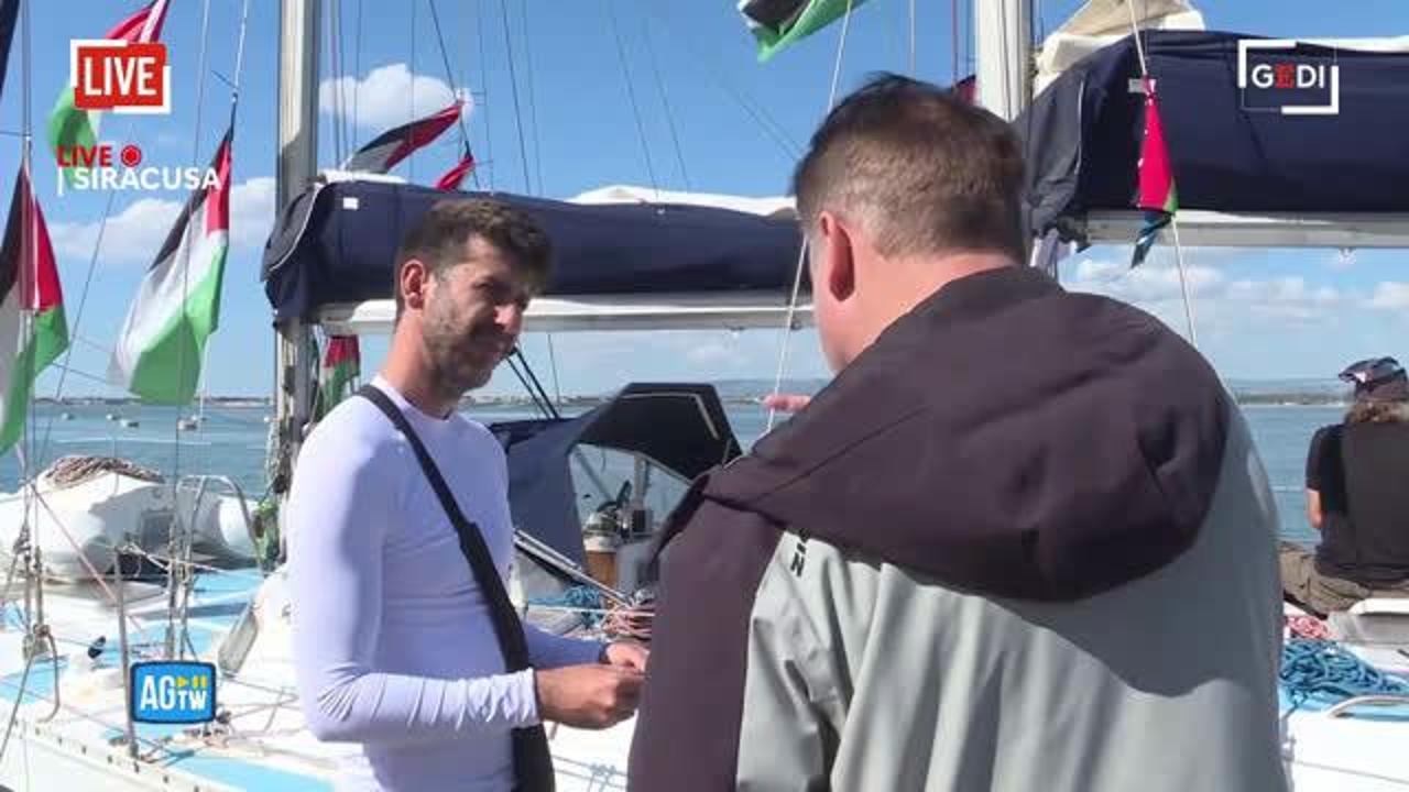 Siracusa, in partenza la nuova missione della Global Sumud Flotilla per Gaza - diretta