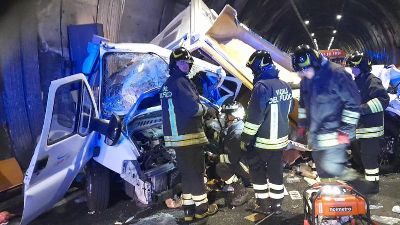 Schianto sulla Statale 28, muore un sanremese  in camper con la moglie