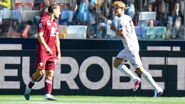 Toro ko senza lottare, a Udine finisce 2-0
