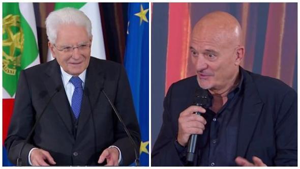 Mattarella scherza con Bisio: "Dopo il film sul Presidente, il cerimoniale era un po' disorientato"