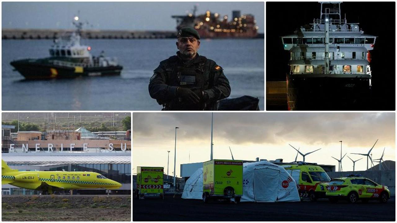 Hantavirus, la Marina ordina alla nave Hondius di entrare nel porto di Tenerife. Isolati 4 italiani