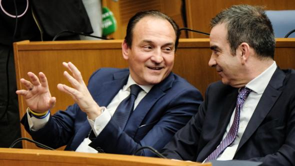 Gradimento dei governatori: i primi tre sono di centrodestra, Cirio è al 40%