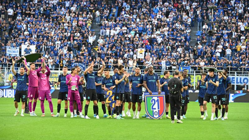 Inter, è festa scudetto. Con il Verona finisce 1-1