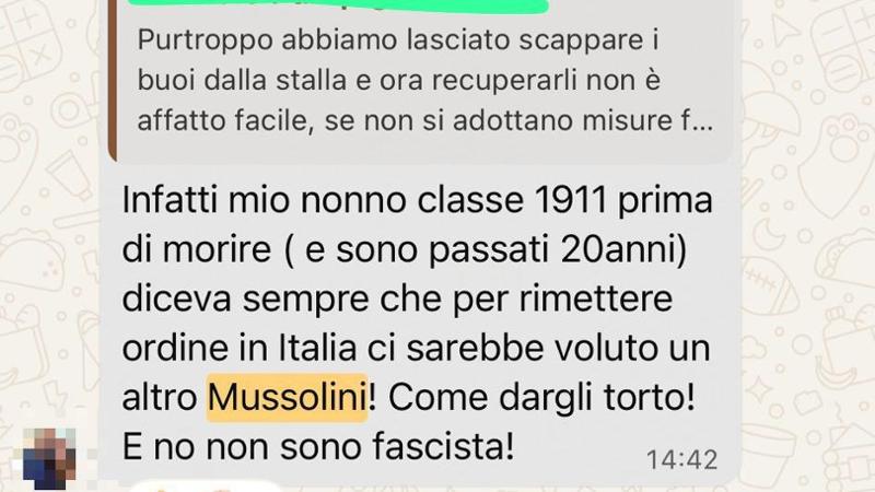 “Serve un altro Mussolini”: il caso di Modena scatena la chat razzista dei commercianti