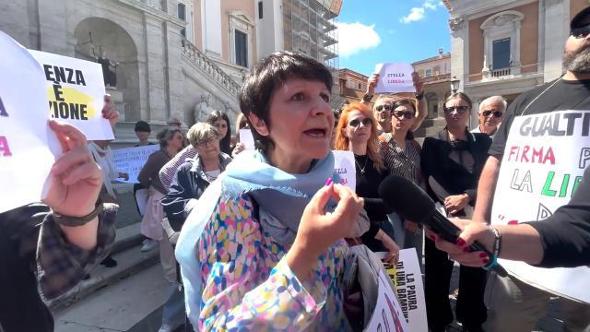 Roma, presidio per la bimba prelevata a forza da scuola: "Troppo stress, va riportata dalla madre"