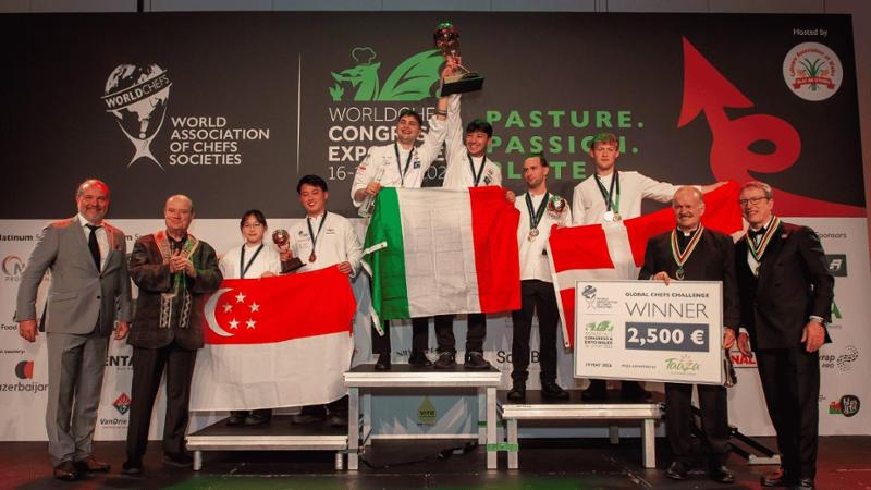 Un cuneese e un barese portano la Nazionale Italiana Cuochi sul tetto del mondo