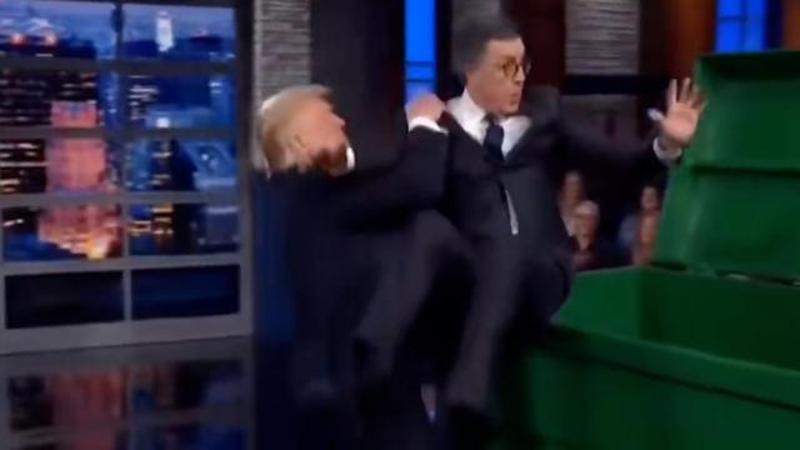 Chiusura del programma televisivo di Stephen Colbert