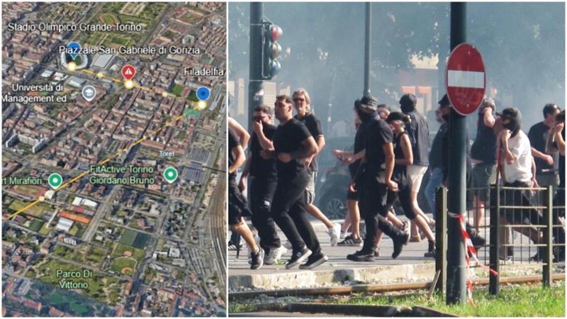 Toro-Juve: la ricostruzione video della guerriglia e del ferimento alla testa dell'ultras bianconero
