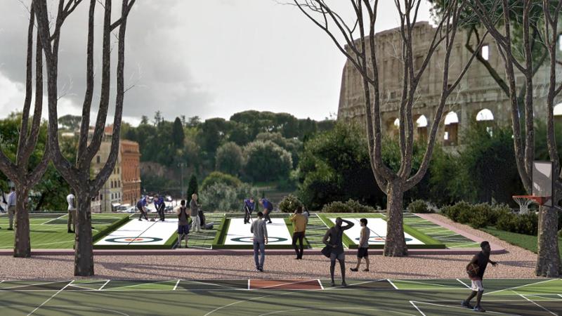 Il curling che non ti aspetti: dalle montagne a Colle Oppio, lo sbarco a Roma