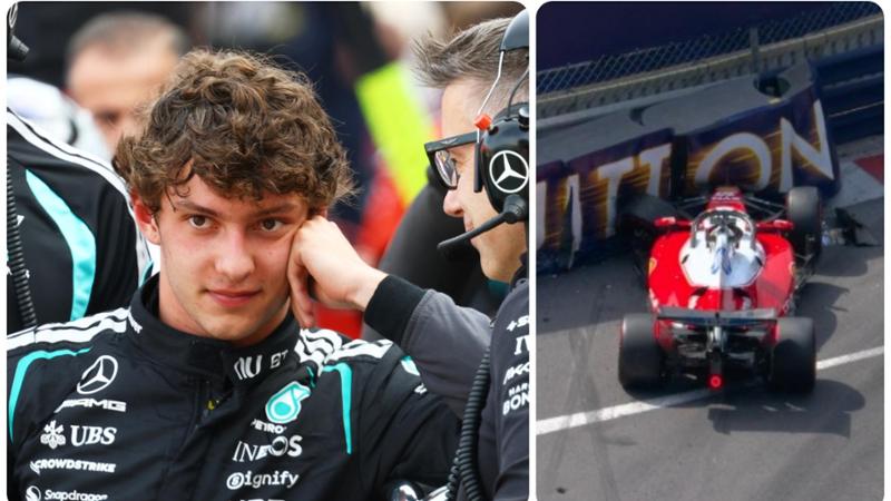 Gp di Montecarlo: super Antonelli domina davanti a Hamilton, Leclerc sbatte contro il muro