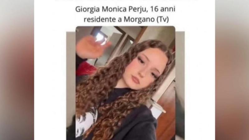 Giorgia Monica Perju scomparsa a 16 anni nel Trevigiano: si 