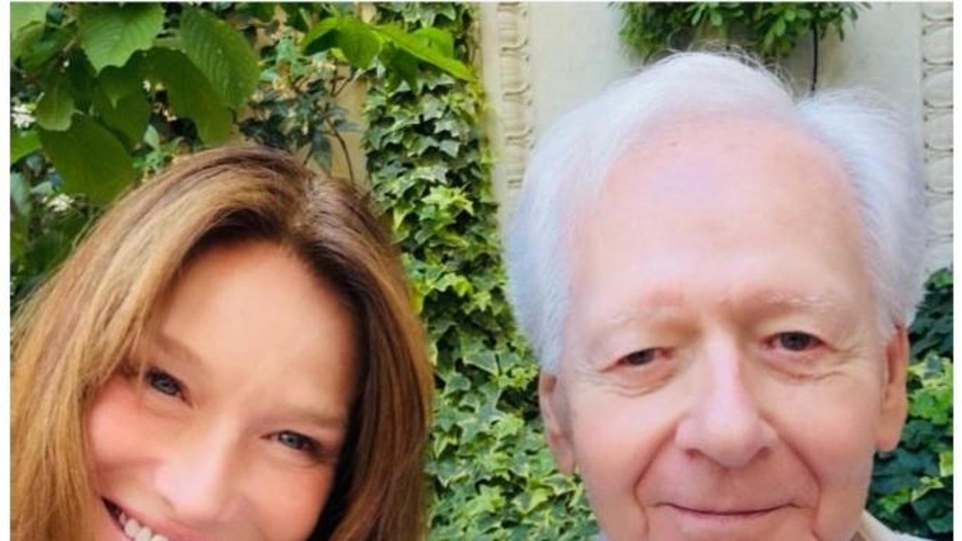 Carla Bruni e il padre biologico Maurizio Remmert a Torino