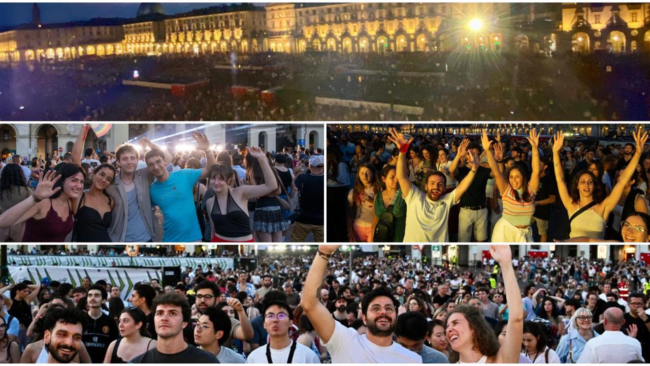 Musica e balli, Torino in piazza per San Giovanni in attesa dei fuochi