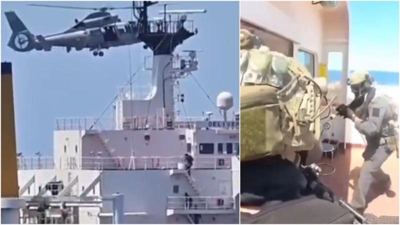 Flotta ombra russa, Macron posta immagini dell'abbordaggio a una petroliera al largo della Sicilia