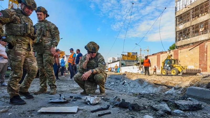 Esplosioni a Kiev, scoppia un incendio al centro della capitale