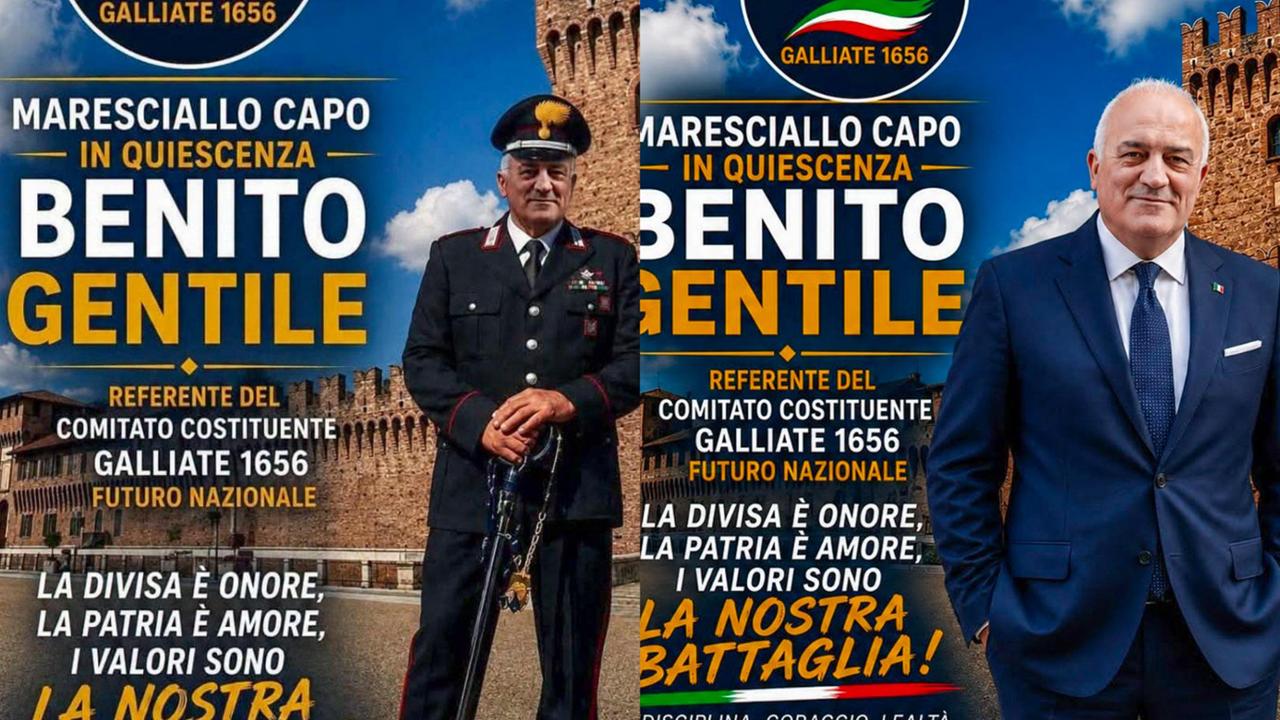 Futuro Nazionale, l’ex maresciallo posa in alta uniforme: “Foto subito rimossa, ho agito col cuore”
