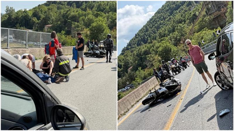 Scontro tra auto e moto sulla Statale 28, strada chiusa a Bagnasco. Grave il motociclista
