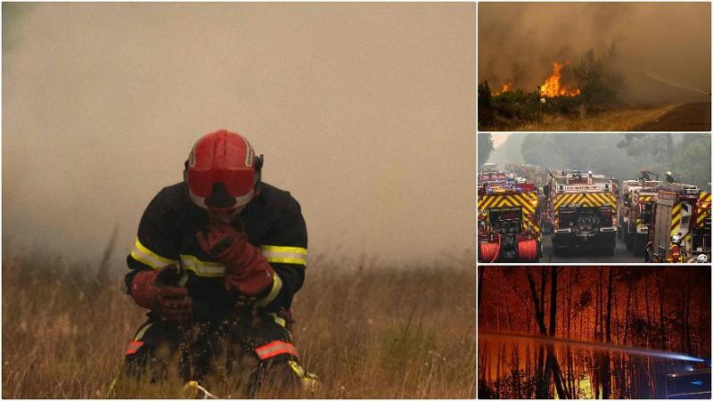 Incendi, oltre 300mila in fuga in Francia e Spagna. Traffico ferroviario sospeso a Sud di Bordeaux