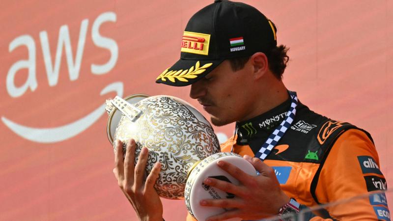 Gp Ungheria: trionfa Norris, la Ferrari sbaglia tutto