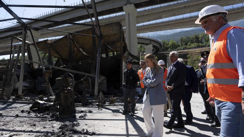 Meloni visita i cantieri in Val Susa: “I magistrati facciano il massimo”