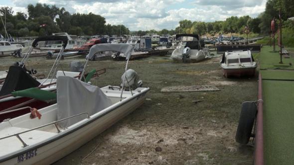 Il Danubio registra livelli storicamente bassi di secca