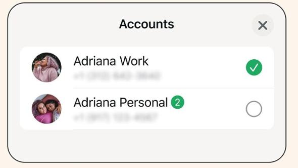WhatsApp porta il doppio account su iPhone: come usare due numeri nella stessa app