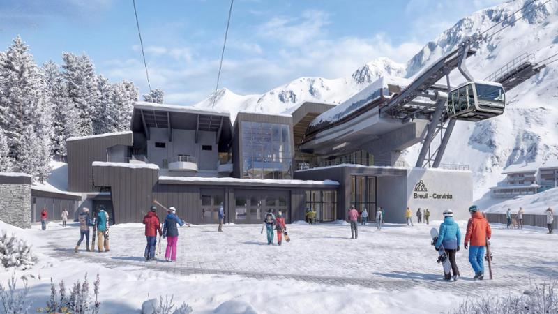 Cervinia festeggia i 90 anni delle funivie con l’impianto che la porterà nel futuro